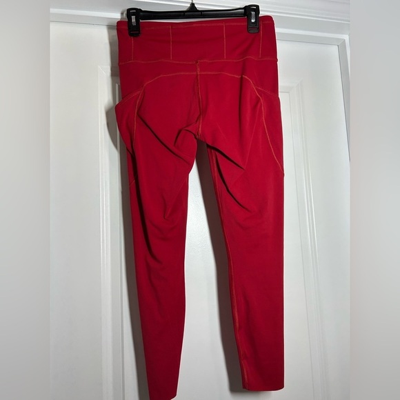 Lululemon Fast & Free 7/8 Tight II in Dark Red - Picture 3 of 5